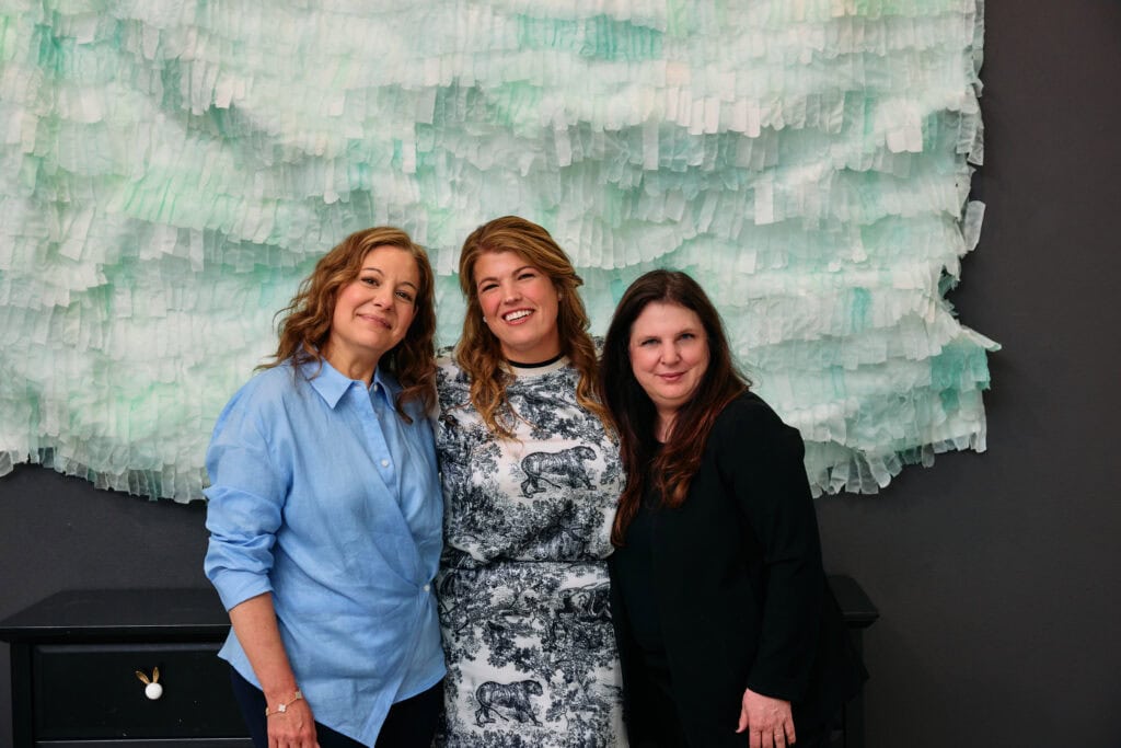 Inside ALG Fine Art, a resident studio gallery in the Dallas Design District
