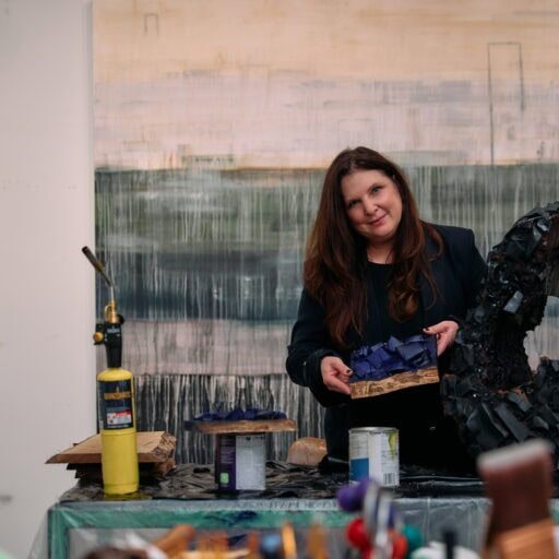 Christi Meril art show The Long Journey Home at ALG Fine Art, Dallas
